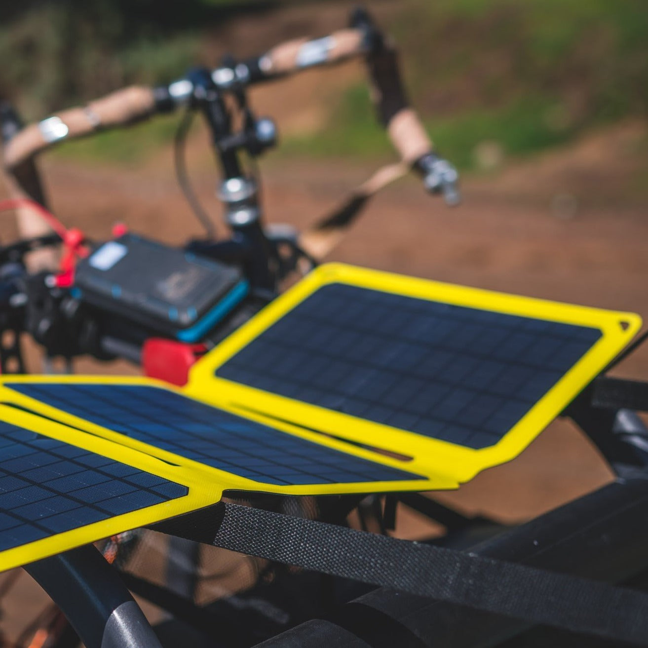 Solar bike charger