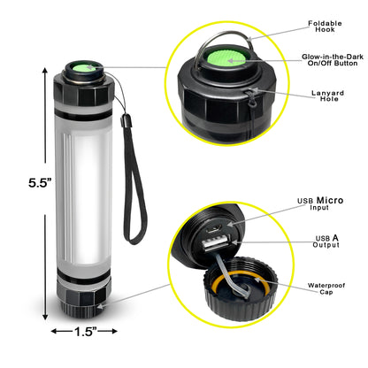 Wasserdichte LightStick Mini-Powerbank 