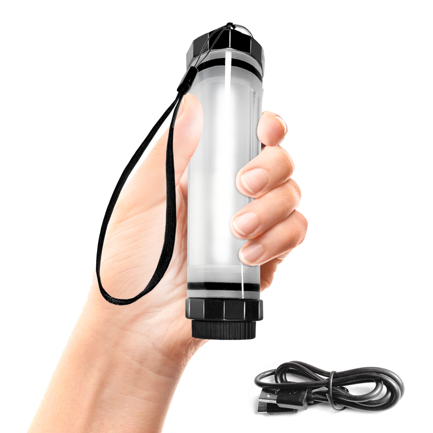 SunJack Waterproof LightStick Mini Camplight with Power Bank