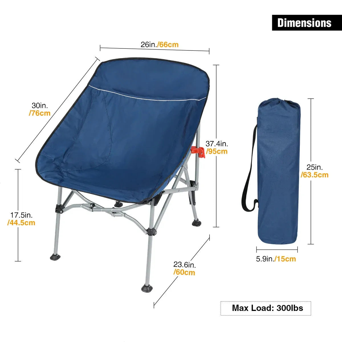 Portable Compact Backpacking Chair
