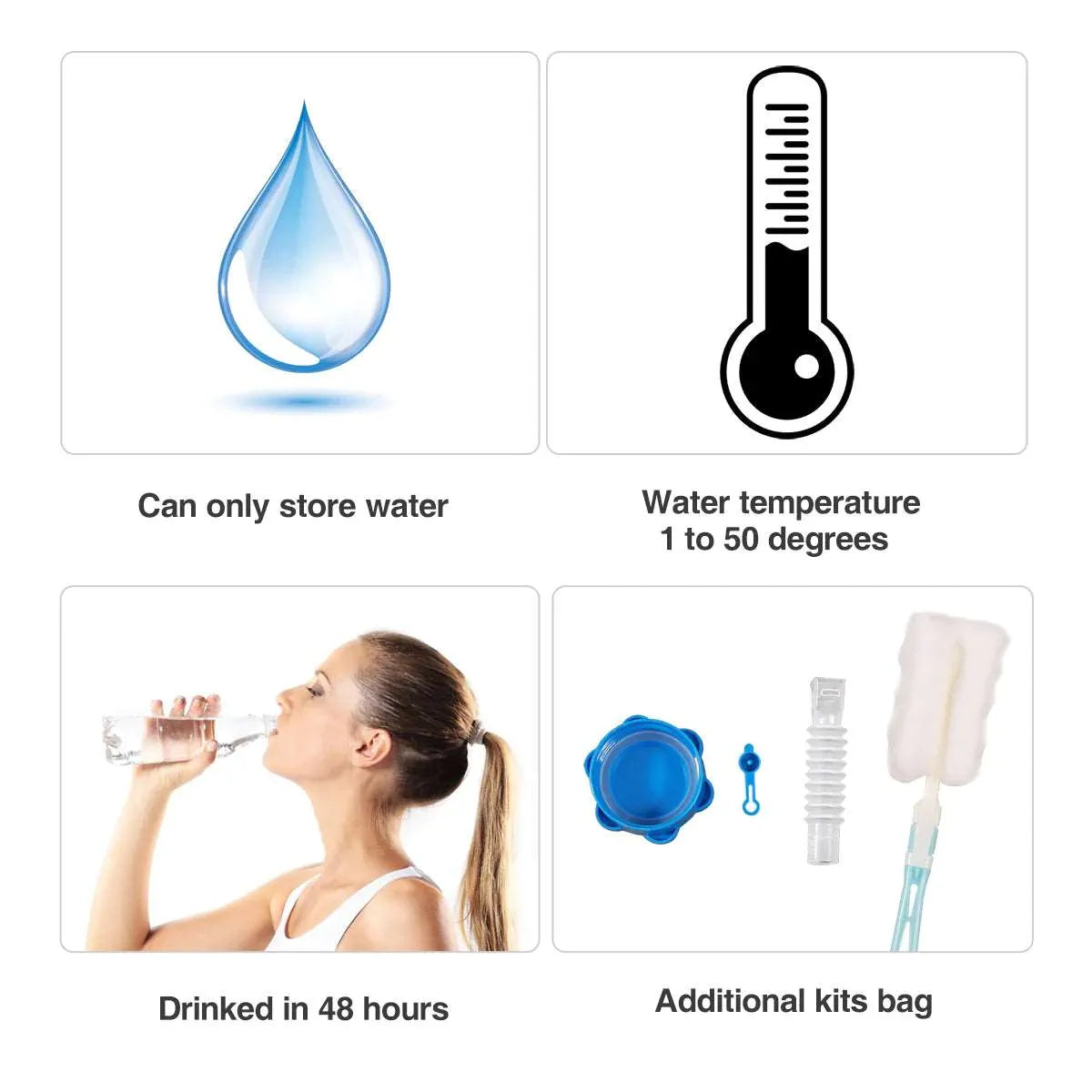Portable Camping Water Container with Spigot and Wheels