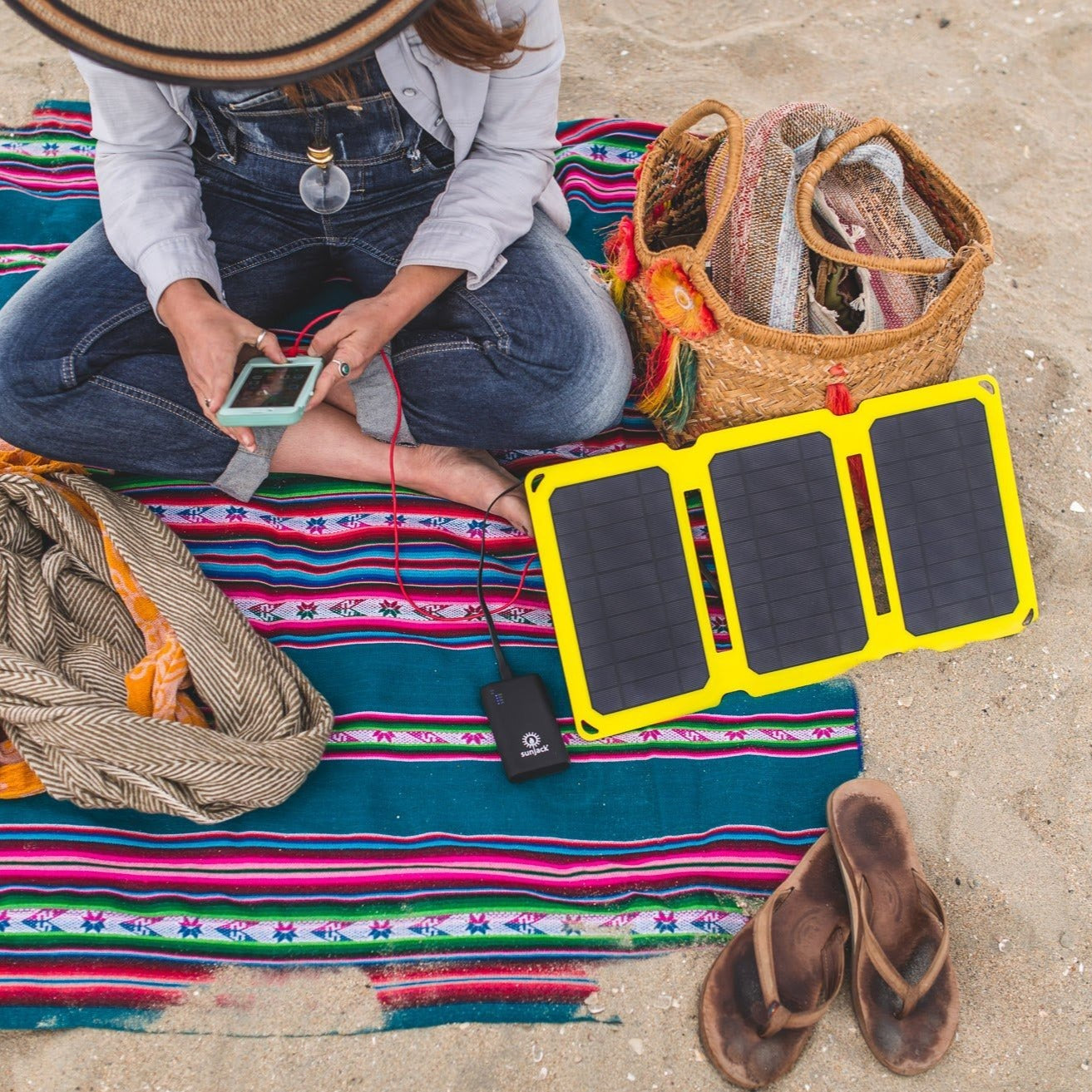 Portable solar charger